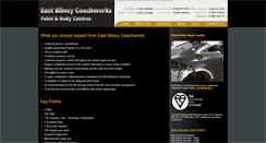 Desktop Screenshot of eastbilneycoachworks.com