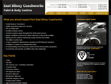 Tablet Screenshot of eastbilneycoachworks.com